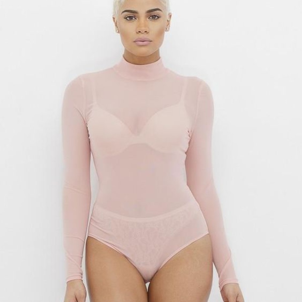 Hera Collection Chantilly Sheer Bodysuit (NWT)